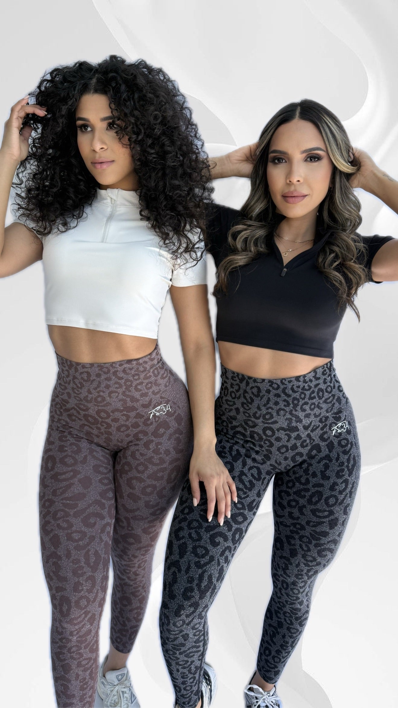 Animal print leggings